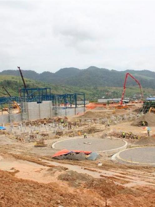 Oceana Gold's Didipio gold and copper mine development in northern Luzon, Philippines, is on...