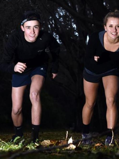 Oli Chignell (17) and Jessie Murphy (17) are two of 124 Otago runners set to compete at the...
