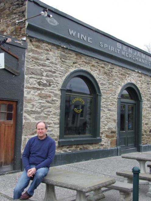Oliver's co-owner David Ritchie outside the historic complex at Clyde. Photo by Lynda van Kempen.