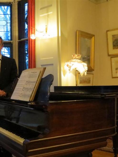 Olveston manager Jeremy Smith stands in the drawing room of the popular visitor attraction, where...