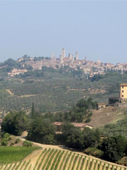 On the way to San Gimignano. Photos by Simon Cunliffe.