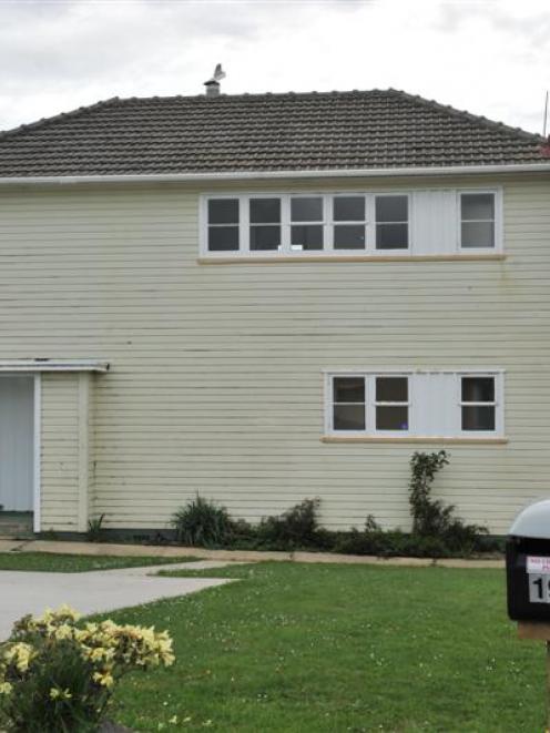 One of the nine state houses that have so far been sold by Housing New Zealand in Dunedin. Photo...