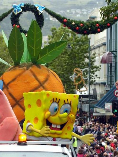 Organisers of Dunedin's Santa Parade have been told they can no longer use the Spongebob...
