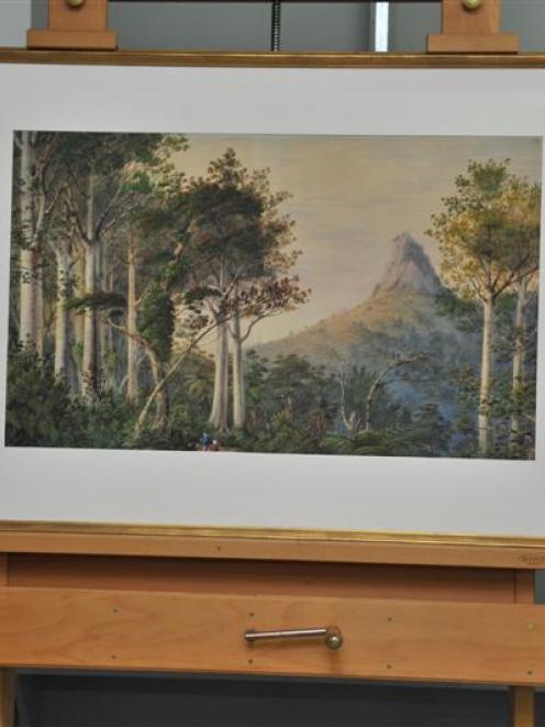 Otago Art Society president Andrena Hall (left)  and Dunedin Public Art Gallery collections...