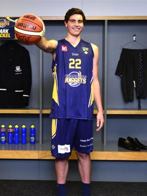 Otago Boys' High School pupil Sam Timmins has been named in the Otago Nuggets squad. Photo by...