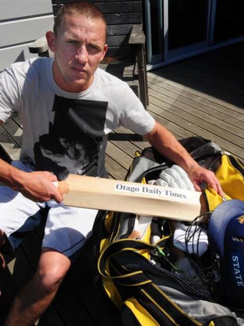 Otago captain Craig Cumming packs his kit bag ahead of the State Shield semifinal against...