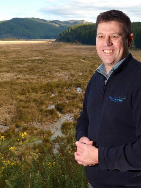 Otago Fish and Game operations manager Ian Hadland looks forward to starting work on reflooding...