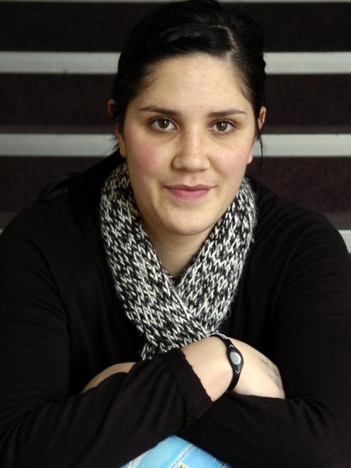 Otago goal shoot Te Paea Selby-Rickit at Dunedin's Edgar Centre yesterday. Photo by Jane Dawber.