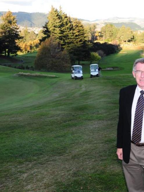 Otago Golf Club president Pat White at the Balmacewen course yesterday: "Everyone's just kept on...