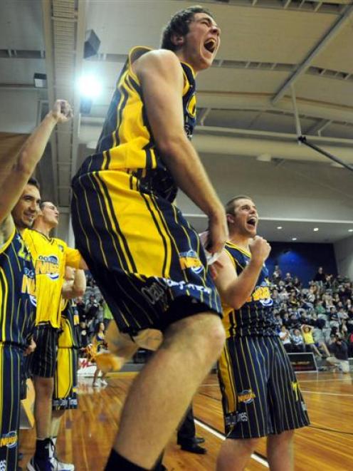 Otago Nuggets vs Palmerston North Jets at the Edgar Centre earlier this year. Photo from ODT files.