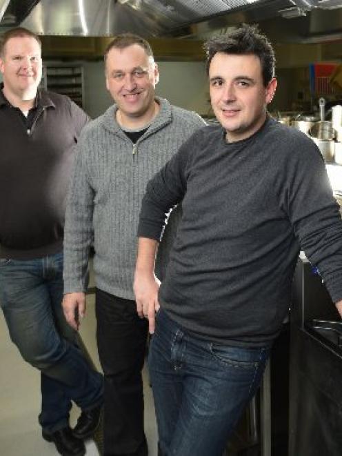 Otago  Polytechnic staff (from left)  Richard Mitchell, Tony Heptinstall and  Adrian Woodhouse,...