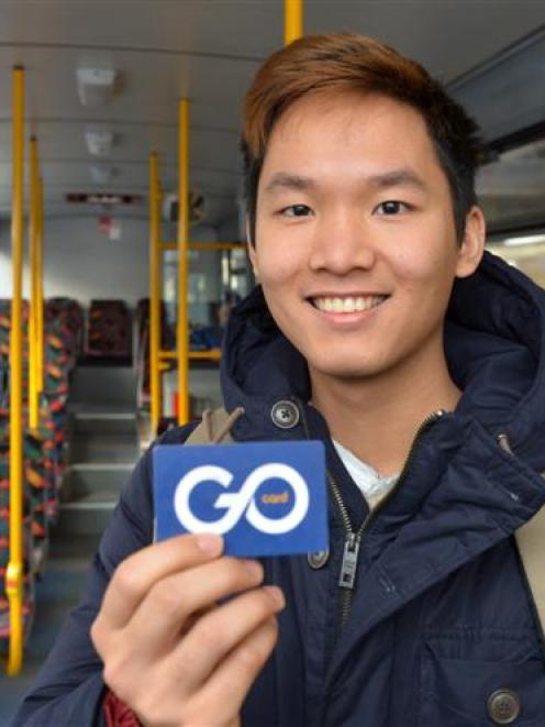 Otago Polytechnic student Ken Ha is a regular bus user who supports an Otago Regional Council...