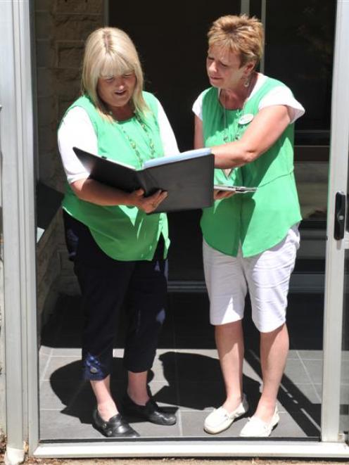 Otago Property Management managing director Sonia Thom (left) and property manager Wendy Tisdall...