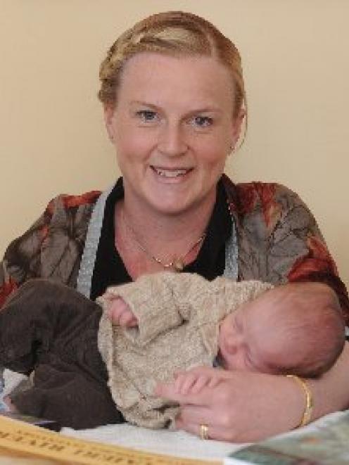 Otago Regional councillor Gretchen Robertson, if re-elected, will juggle being a mother to Angus...