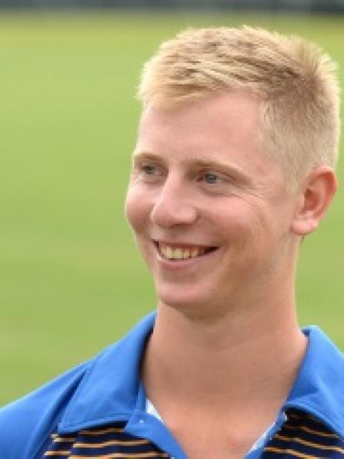 Otago seamer Jack Hunter: ‘‘When you turn up and the first couple swing, you know you are always...