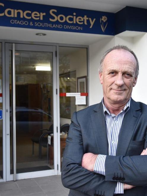 Otago-Southland Cancer Society chief executive Mike Kernaghan is unimpressed  a burglar attempted...