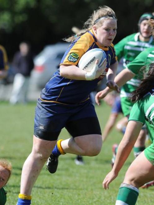 Otago Spirit prop Pip Love in action against Manawatu at the North Ground last year. Photo by...