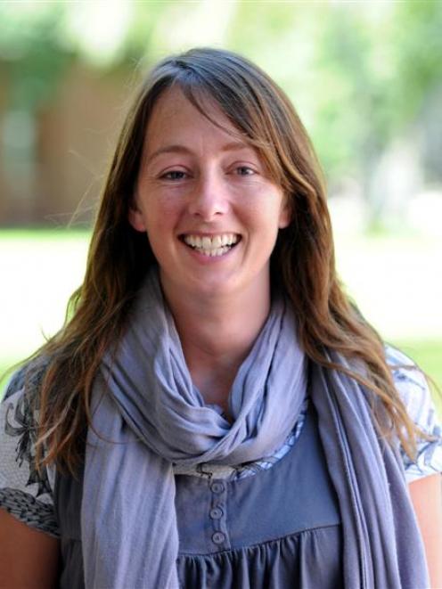 Otago University Students Association events manager Vanessa Reddy gets prepped for another...