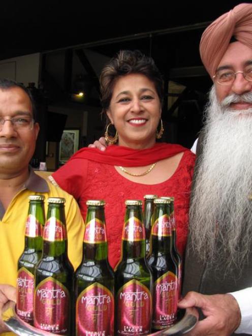 Owners of Little India in Queenstown and Mantra in Arrowtown, Shammi and M. J. S. Sandhu, and (at...