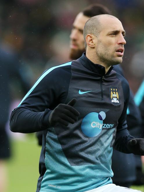 Pablo Zabaleta. Photo by Reuters