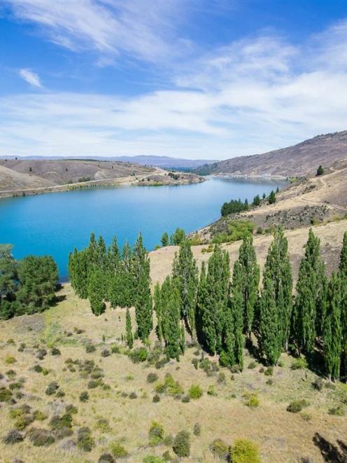 Part of a property at Lake Dunstan, near Clyde, which a real estate company says is linked to a...