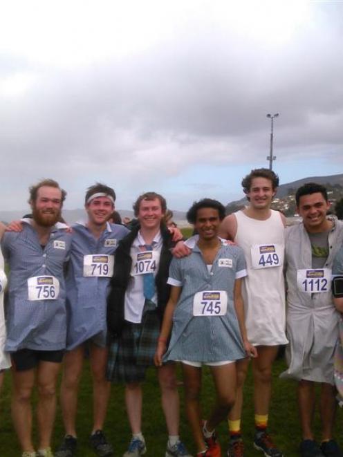 Part of the 21 strong group of ''Do It In A Dress'' medical students, who raised $4500 for women...