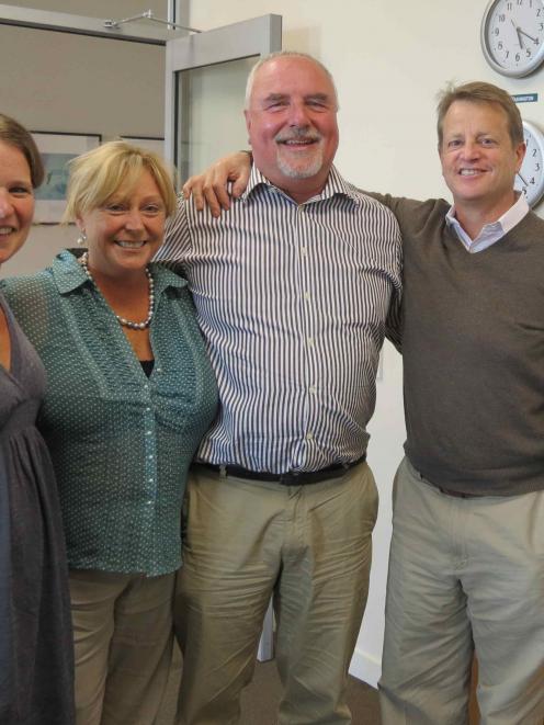 Part of the NHNZ family . . . New owner of NHNZ, Australian businessman David Haslingden (right),...