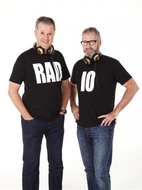 Paul Ego (left) and Jeremy Corbett team up for The Radio. Photo supplied.