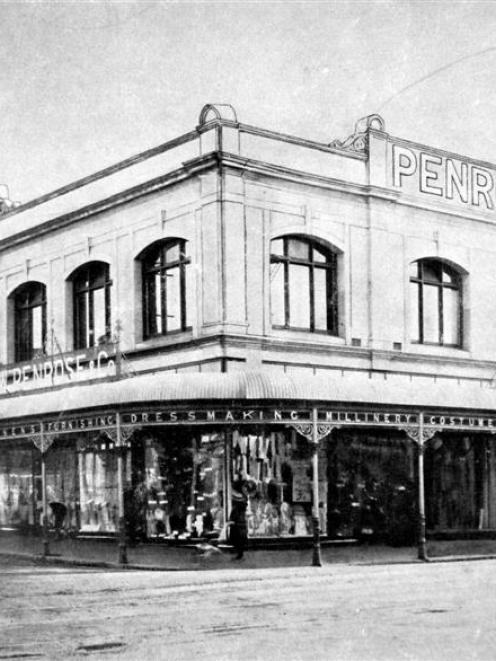 Penrose's store on the corner of George and St Andrew Sts - deemed "the most modern shop in the...
