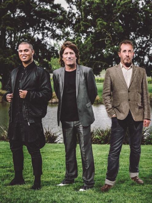 Performing at Gibbston, in February,will be (from left) Stan Walker, Jordan Luck, of the...