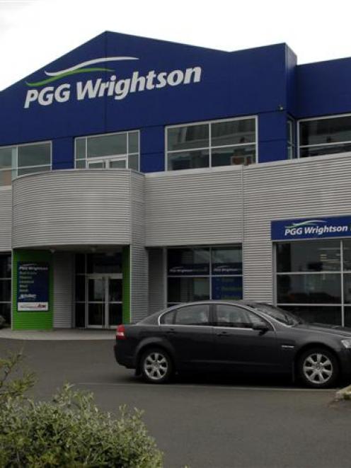 PGG Wrightson building on Vogel Street. Photo by Linda Robertson.