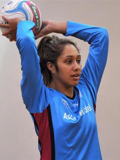 Phoenix Karaka trains at the Edgar Centre ahead of the Steel's crucial match against the Northern...