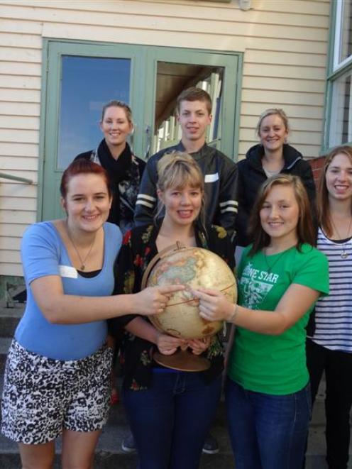 Pictured are, (front, from left) Olivia McKean, Cushla Storey, Emilee Oldham and Ida Keith; back...