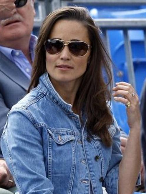 Pippa Middleton, sister of Kate, Duchess of Cambridge, is seen in the audience at the Queen's...
