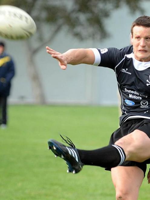 Pirates first five Glenn Dickson in action against Southern  at Bathgate Park last season. Photo...
