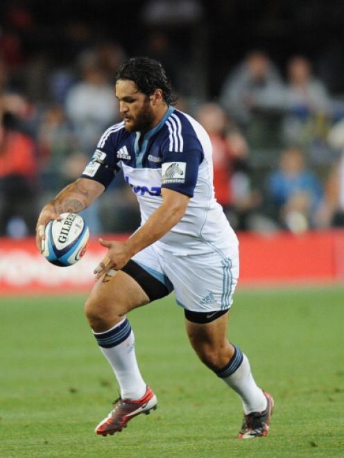 Piri Weepu of the Blues in action against the Stormers in Cape Town last weekend. (Photo by Peter...
