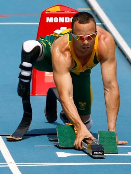 Pistorius as the world knew him before the shooting.