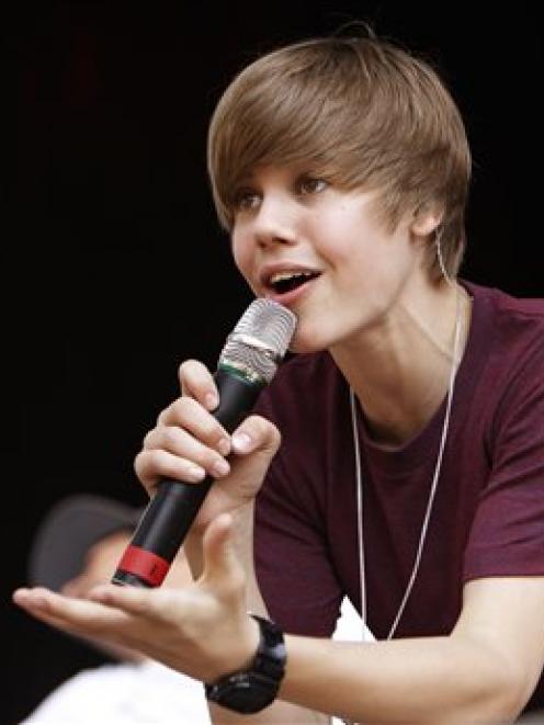 Pop star Justin Bieber performs in this file photo. (AP Photo/Charles Dharapak, File)