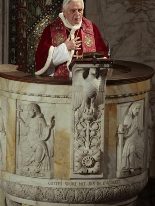 Pope Benedict XVI. Photo by AP.