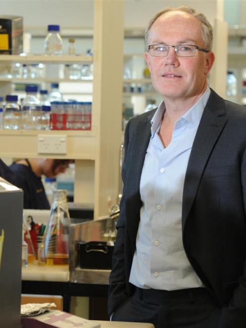 Prof Greg Cook at work in the University of Otago microbiology department yesterday. Photo by...