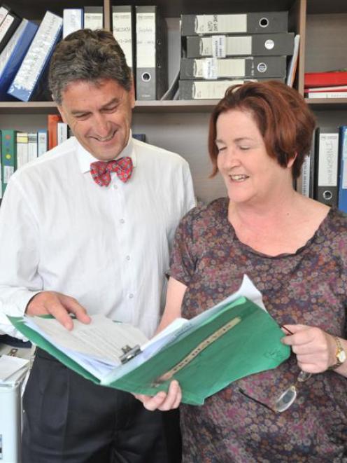 Prof Rob Walker, head of nephrology, and Maree McDonald, former charge nurse manager in the...