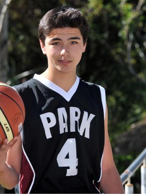 Promising Logan Park High School basketballer Jaren Roy. Photo by Craig Baxter.