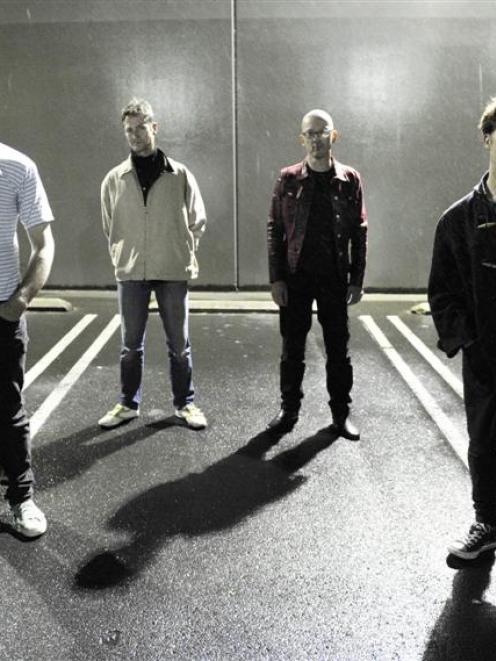Psychic Maps are (from left) Geordie Frame, Chris Heazlewood, Jeff Harford and Simon McLaren....
