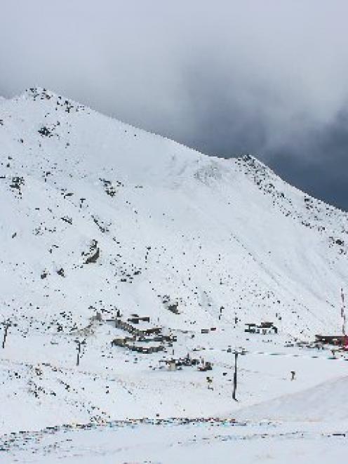The Remarkables ski area yesterday after three days of snow. PHOTO: SUPPLIED
