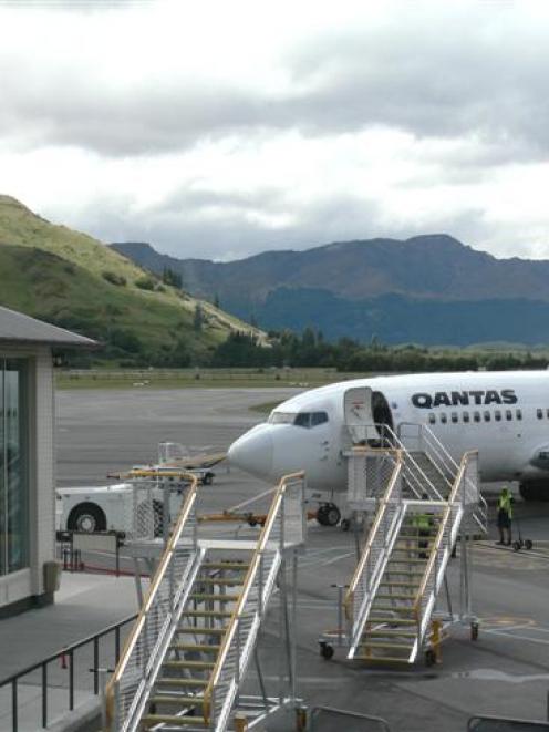 Qantas announced extra flights for Queenstown yesterday. Photo from QT files.