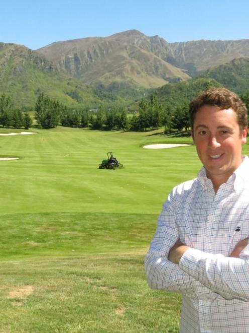 New Zealand Open operations and marketing manager Michael Goldstein at the site of The 19th at...