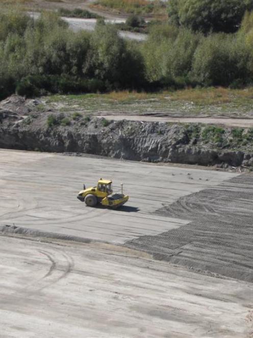Queenstown Airport's runway end safety area (Resa) is beginning to take shape. Photo by Tracey...