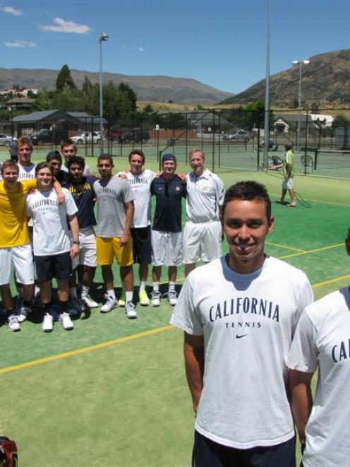 Queenstown brothers Ben (20, front left) and Riki McLachlan (21), along  with their fellow...