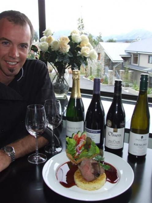 Rafters restaurant chef Chris Hughes and 2010 Australian Young Chef of the Year Soren Lascelles ...