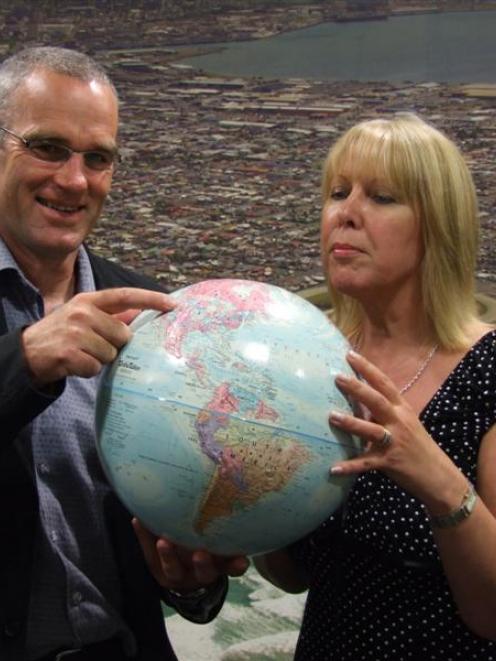Rallying call: Economic development unit manager Peter Harris and business development adviser...